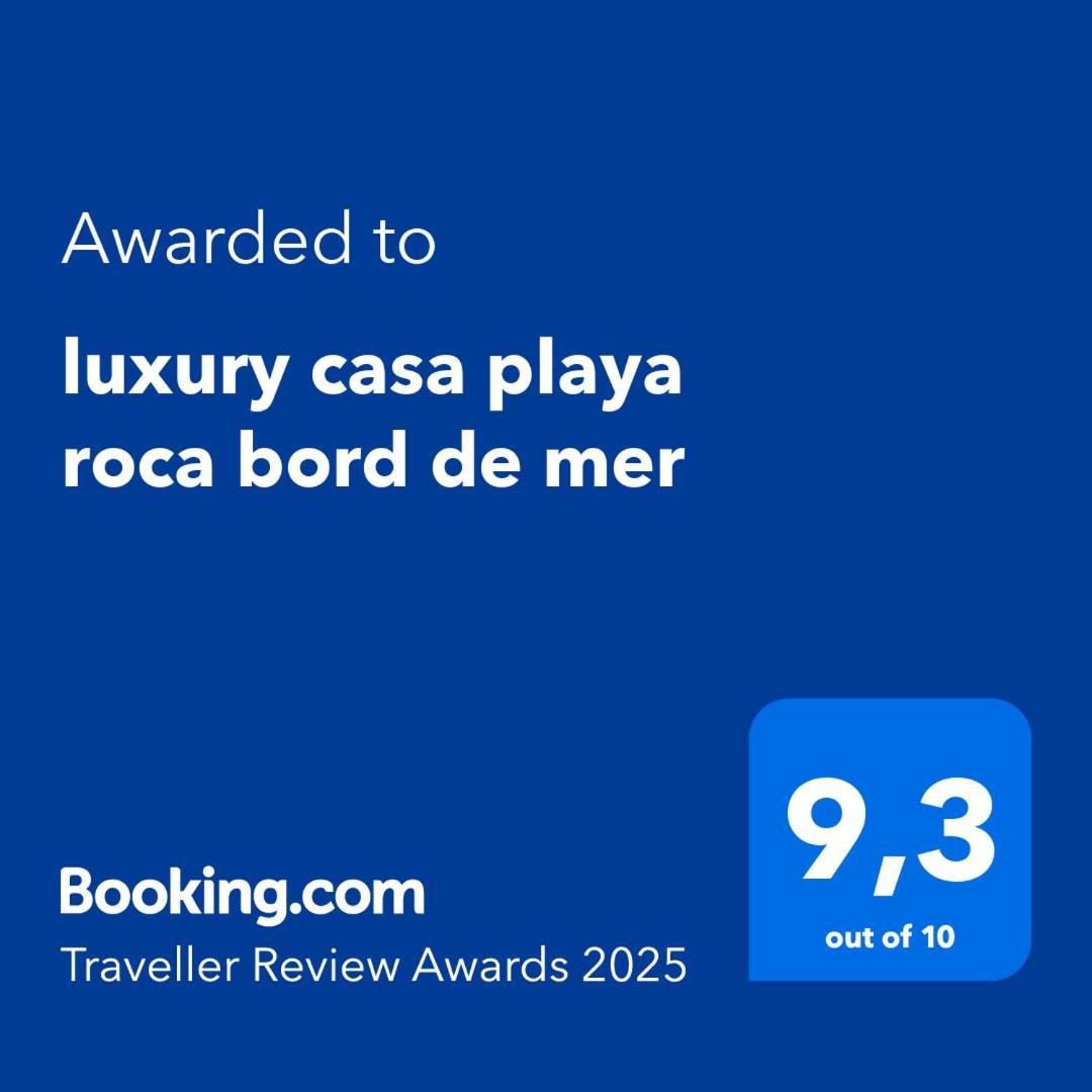 luxury casa playa roca bord de mer Costa Teguise Eksteriør bilde