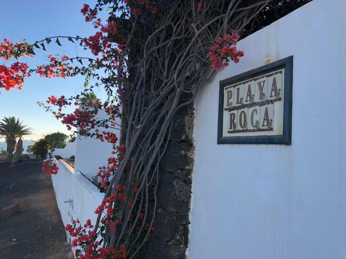 luxury casa playa roca bord de mer Costa Teguise Eksteriør bilde